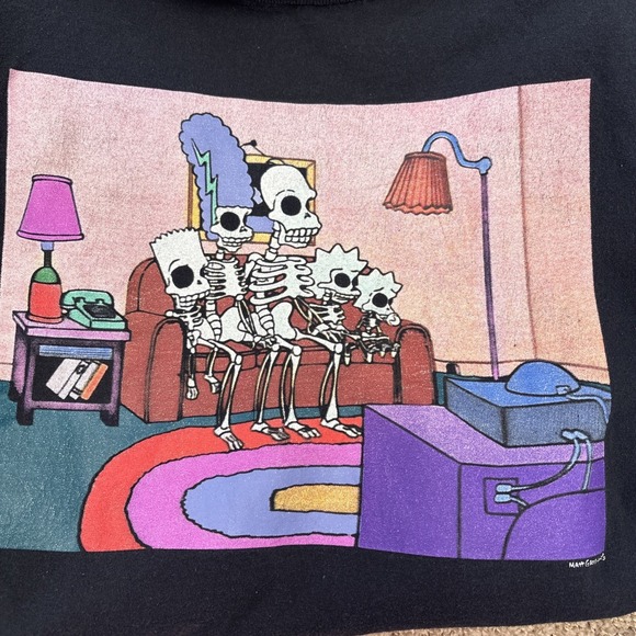 Lot Of 12 Unisex T Shirts Bundle Simpson's Harry Potter Hollister Corvette Y2K - Picture 7 of 16